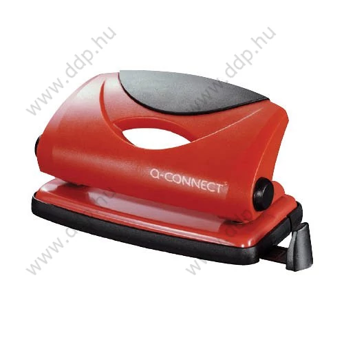 Lyukasztó Light duty 9014 piros Q-CONNECT 10 lapos -KF02154-