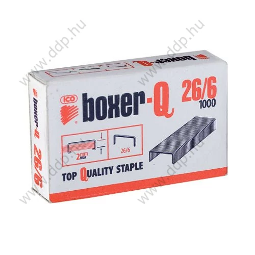 Fűzőkapocs 26/6 Boxer-Q tűzőkapocs -7330060000-