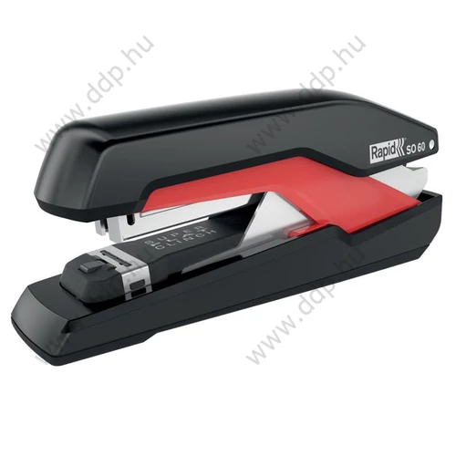 Fűzőgép Rapid S060 Supreme SuperFlatClinch 60 lap, fekete/piros -5000553-