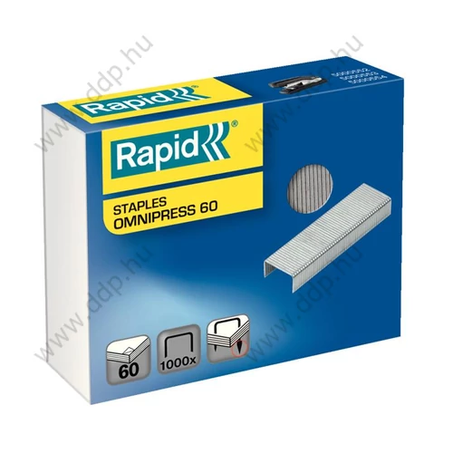 Fűzőkapocs Omnipress 60 1000db (S060 tűzőgéphez) -5000561- RAPID