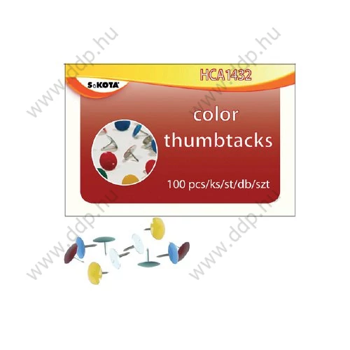 Rajzszeg 100db-os színes 80368 Centrum -HCA1432-