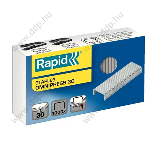 Fűzőkapocs Omnipress 30 1000db (S030c tűzőgéphez) 5000559 RAPID