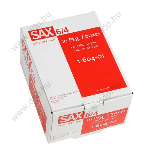Fűzőkapocs SAX 6/4 cink SAX 645-höz
