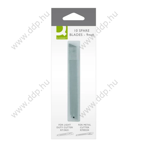 Tapétavágó késhez betét 9mm barkácskés betét Q-CONNECT 20db/csm -850952/KF14757-