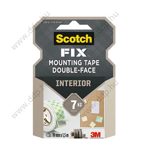 Ragasztószalag kétoldalas beltéri montázs Scotch Fixing Line 19mmx1,5m -331915B12/40011915C-
