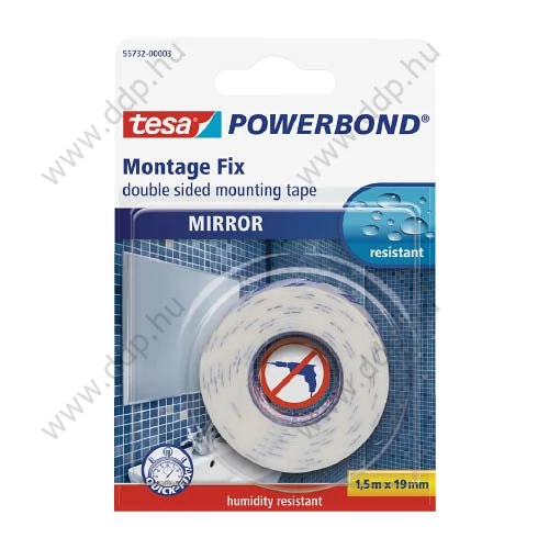 Ragasztószalag 19mmx1,5m, Tesa ''Powerbond'' 55732 tükörragasztó