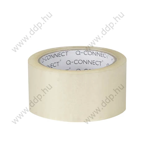 Ragasztószalag 50mmx66m transzparens Q-CONNECT -KF04382- alacsony zajszíntű