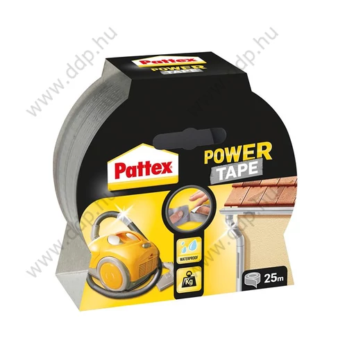 Ragasztószalag 50mmx25m Pattex Power Tape gyorsjavító ezüst HENKEL -1677377-