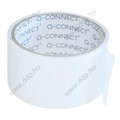 Ragasztószalag kétoldalas 50mmx5m fehér KF17474 Q-CONNECT