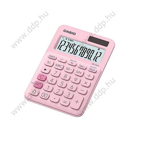 Számológép Casio MS 20UC PK rózsaszín asztali