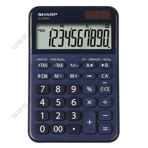 Számológép Sharp EL-M335B asztali kék
