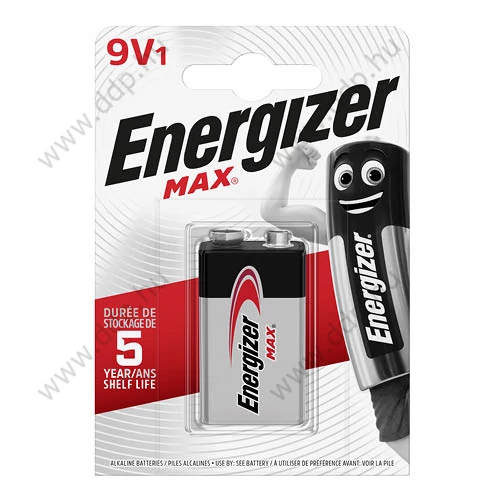 Elem Energizer MAX 9V 522 1db -NZAX6O13-