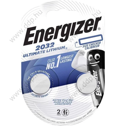 Gombelem Energizer Ultimate Lithium CR2032 2db/csm -NZLUO002-