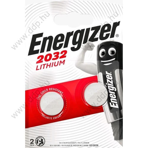 Gombelem Energizer Lithium CR2032 2db/csm -NZSLO001-