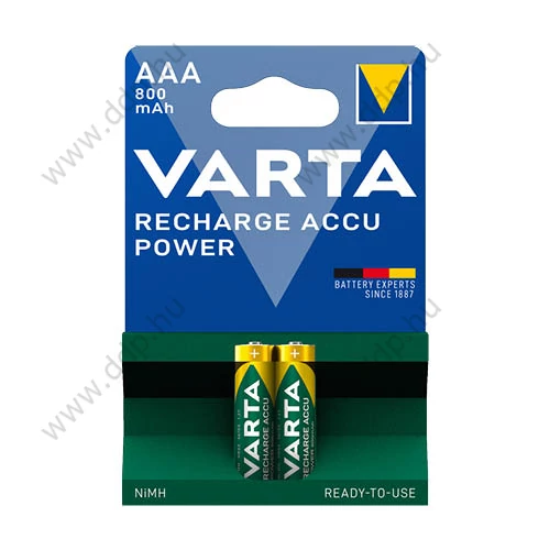 Akkumulátor Ready2Use Accu 2db NI-MH-AAA/mikro 800mAh VARTA -56703101402-