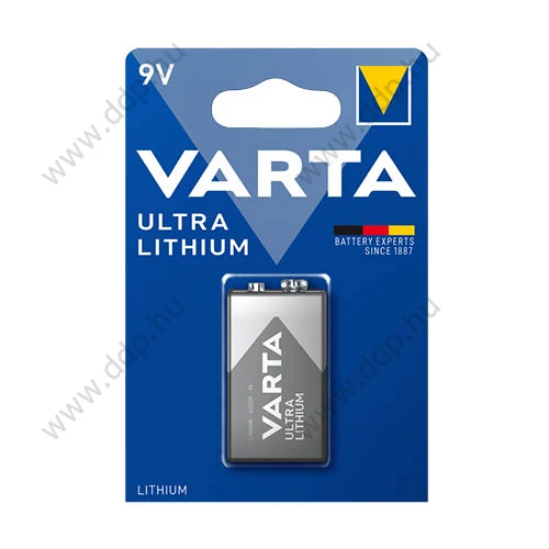 Elem Professional Lithium 9V 1db VARTA -6122301401-