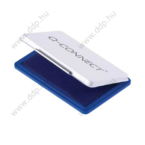 Bélyegzőpárna kék kicsi, fém, 90x55mm Q-CONNECT -KF16313-