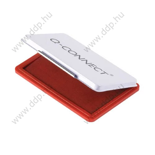 Bélyegzőpárna piros kicsi, fém, 90x55mm Q-CONNECT -KF16316-