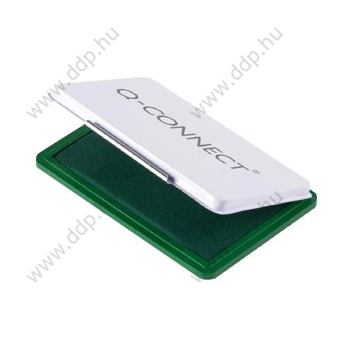 Bélyegzőpárna zöld kicsi, fém, 90x55mm Q-CONNECT -KF16314-