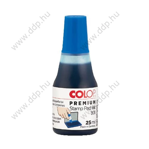 Bélyegzőfesték 25ml Colop 801 PREMIUM kék -1201503-