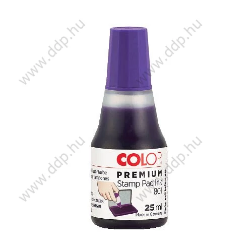 Bélyegzőfesték 25ml Colop 801 PREMIUM lila -1201502-