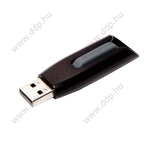 USB drive 32GB, USB 3.2, VERBATIM V3 fekete-szürke