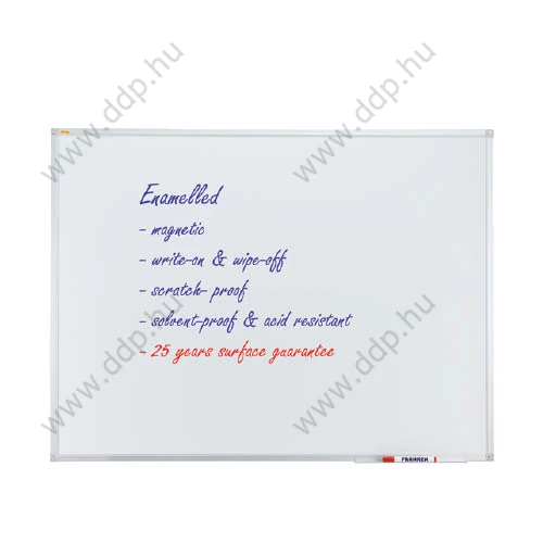 Fehértábla 60x90cm FRANKEN zománcozott mágnestábla -SC3202-