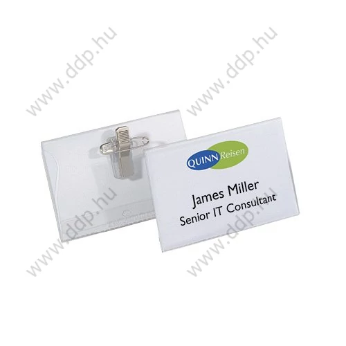 Névkitűző Durable 54x90 mm tű+csipesz -810119/P4100-0144-