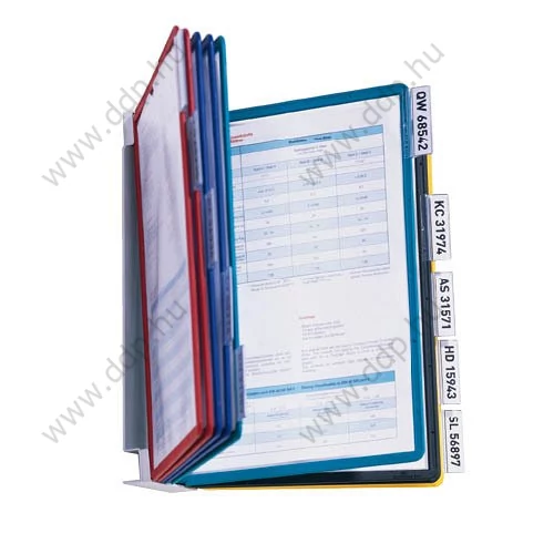 Bemutatótáblatartó fali A/4 Durable Vario 10 panellel 5567