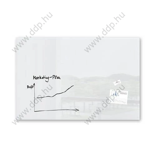 Üvegtábla mágneses 1200x900x15 mm SIGEL -GL211-