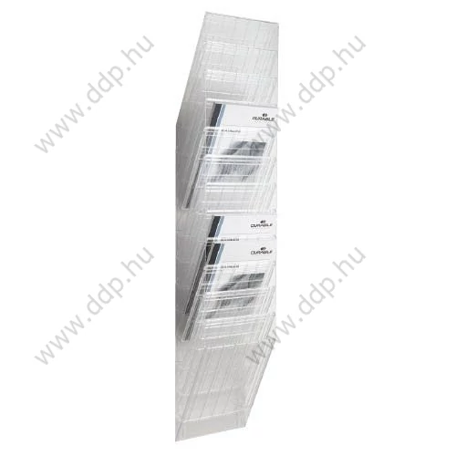 Prospektustartó fali DURABLE FLEXIBOXX, álló átlátszó -1709763400-
