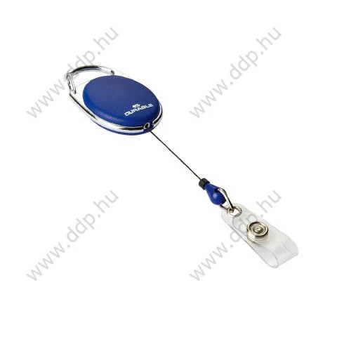 Névkitűző tartó kihúzható, patentos Durable kék -832407-