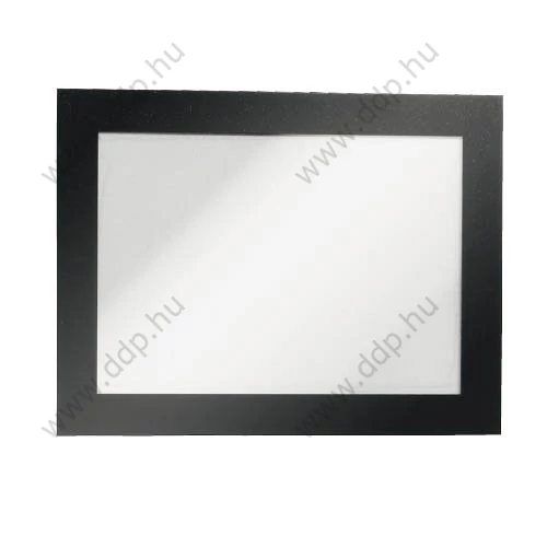 Infokeret A/6 öntapadós hátlap, mágneses előlap DURAFRAME fekete DURABLE -487001-