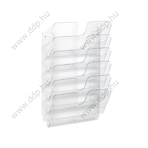 Prospektustartó fali DURABLE FLEXIPLUS, fekvő átlátszó -1700014401-