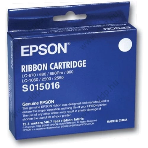 Epson nyomtatószalag S015016/S015262 fekete