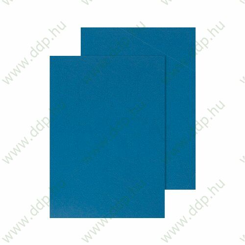 Spirálborító A/4 matt bőrmintás kék (Kiszerelés: 100db/csm) hátlap Q-CONNECT -KF00500-