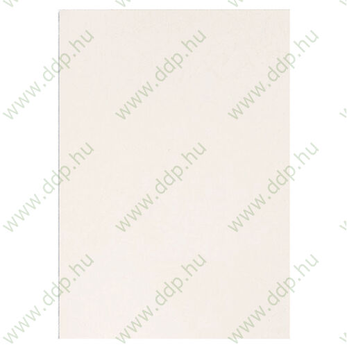 Spirálborító A/4 matt bőrmintás fehér (Kiszerelés: 100db/csm) hátlap Q-CONNECT -KF00502-