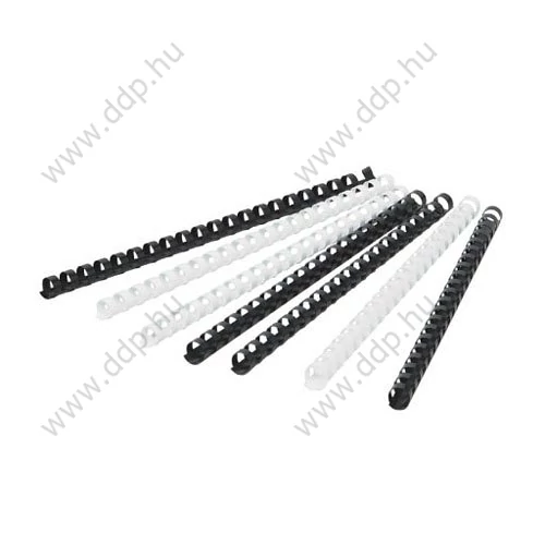 Spirál 8mm fehér műanyag (Kiszerelés: 100db/csm) Q-CONNECT -KF24019-