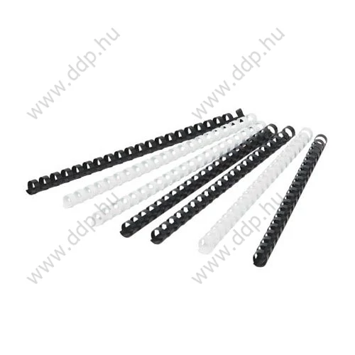Spirál 10mm fekete műanyag (Kiszerelés: 100db/csm) Q-CONNECT -KF24020-