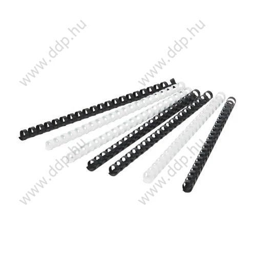 Spirál 12mm fehér műanyag (Kiszerelés: 100db/csm) Q-CONNECT -KF24023-