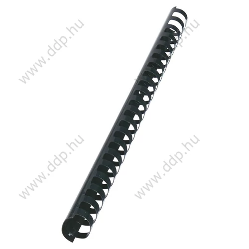 Spirál 38mm fekete GBC műanyag (Kiszerelés: 50db/csm) -4028185-