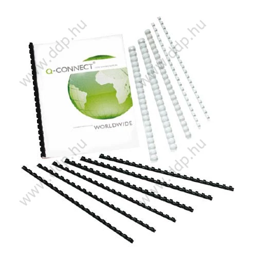 Spirál 14mm fehér műanyag (Kiszerelés: 100db/csm) Q-CONNECT -KF24052-
