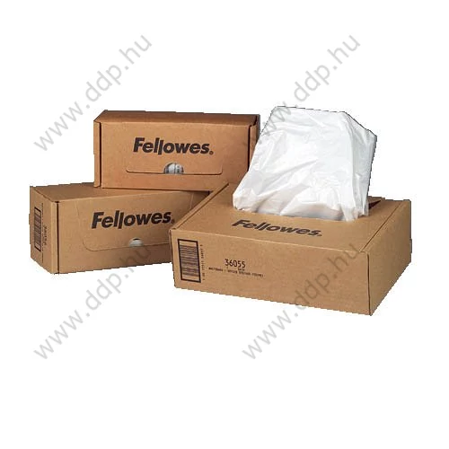 Hulladékgyűjtő zsák iratmegsemmisítőkhöz, 110-130 liter 50db/doboz -3605801- Fellowes
