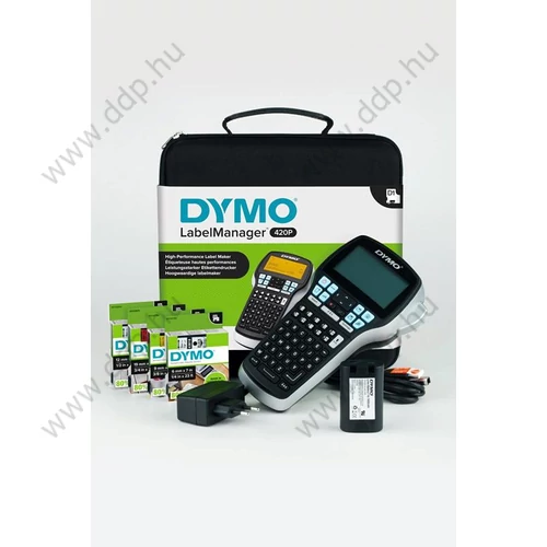 Feliratozógép Dymo LMR 420P ABC 19mm készlet hordtáskával -S0915480-