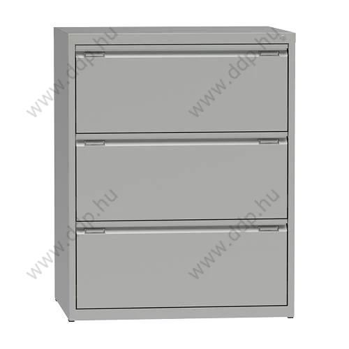 Függőmappa tároló szekrény 3 fiókos DUPLASZÉLES 1016x840x623mm szürke TRIUMPH