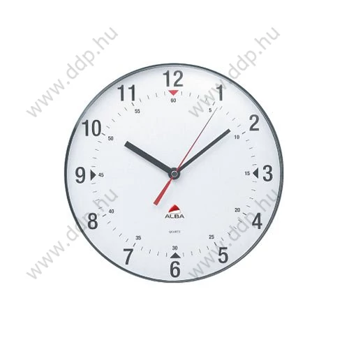 Falióra Alba''Classic'' szürke keret,25cm átmérő -BAOCLAS-