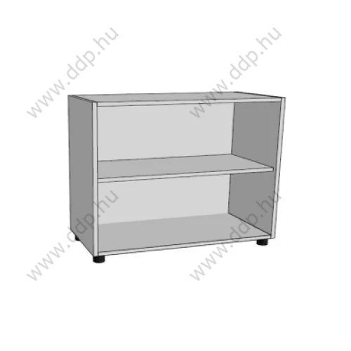 Szekrény 2 rendezős F-2R.00-80, 80x38x71,5 Bükk/világosbarna