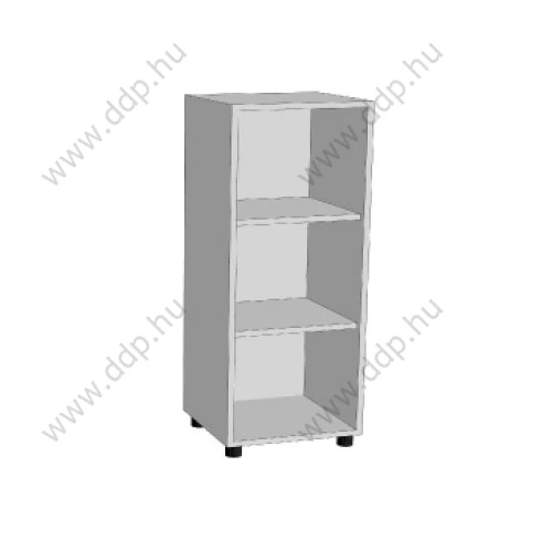 Szekrény 3 rendezős F-3R.00-40, 40x38x107,5 Bükk/világosbarna