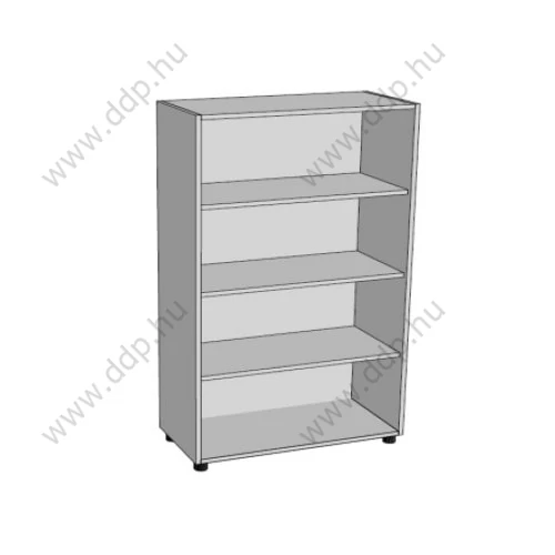 Szekrény 4 rendezős F-4R.00-80, 80x38x143 calvados