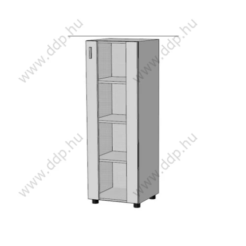 Szekrény 4 rendezős F-4R.02-40, 40x40x143 J cseresznye